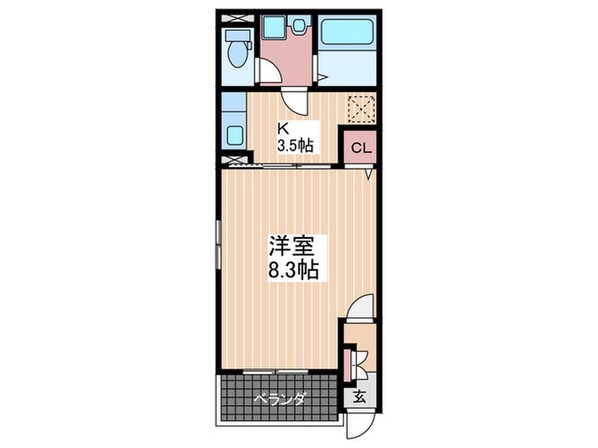 ヴィラ　ジャロ－ネの物件間取画像